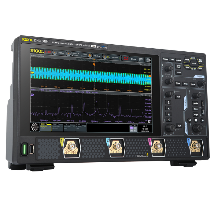 Oscilloscopio Rigol  DHO5054   500 MHz, 4 GSa/s, 12-bit, 4-CH